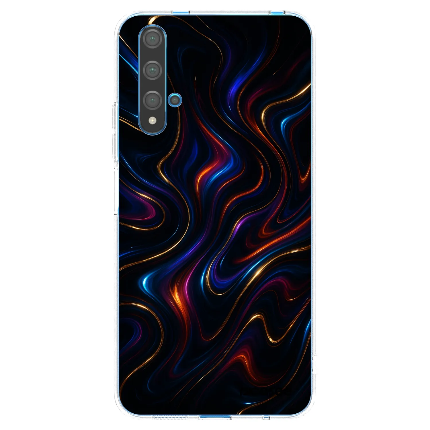 Picasee silikonska prozirna maskica za Huawei Nova 5T - Noir