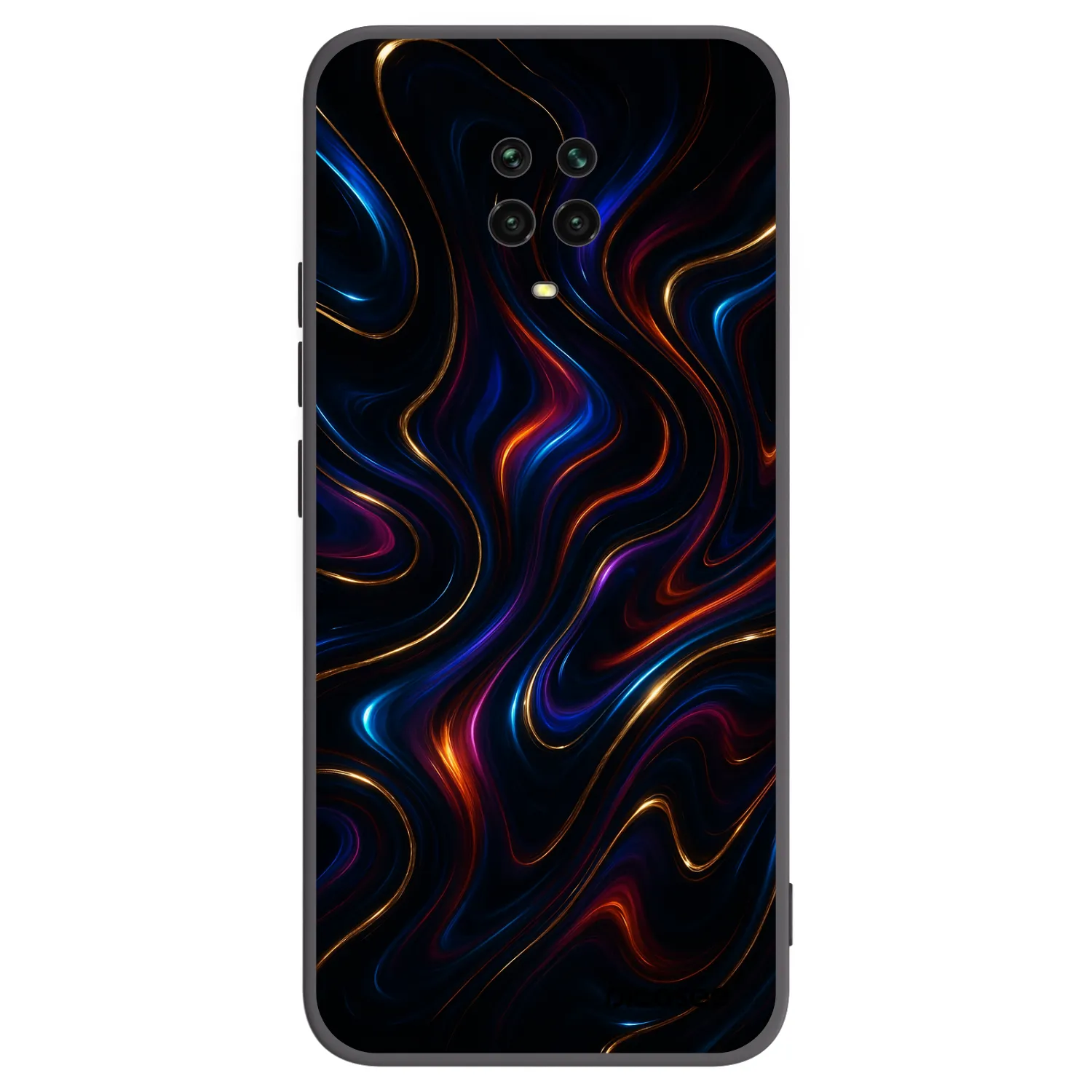 Picasee crna silikonska maskica za Xiaomi Redmi Note 9S - Noir