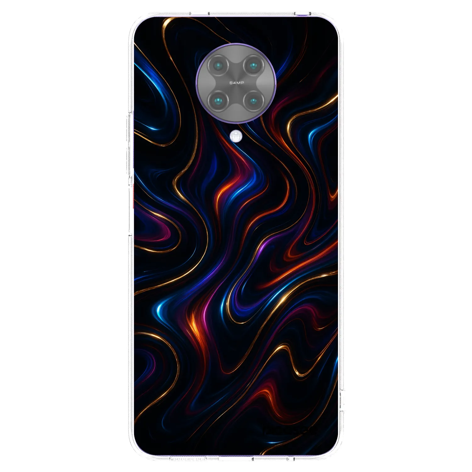 Picasee silikonska prozirna maskica za Xiaomi Poco F2 Pro - Noir