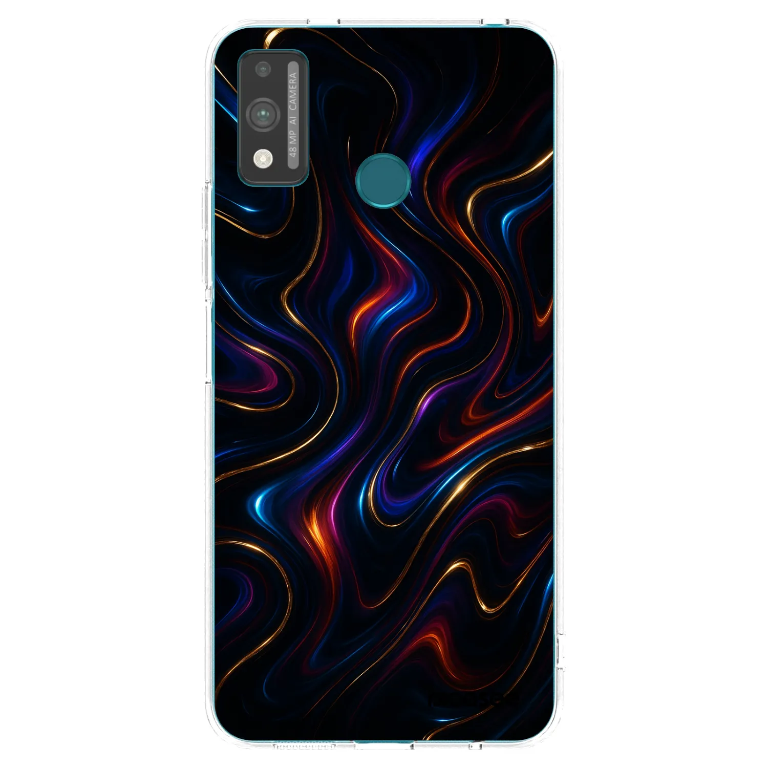Picasee silikonska prozirna maskica za Honor 9X Lite - Noir