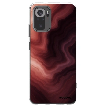 Picasee silikonska prozirna maskica za Xiaomi Redmi Note 10 - Rouge