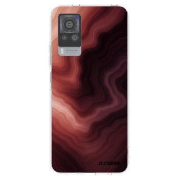 Picasee silikonska prozirna maskica za Vivo X60 Pro 5G - Rouge