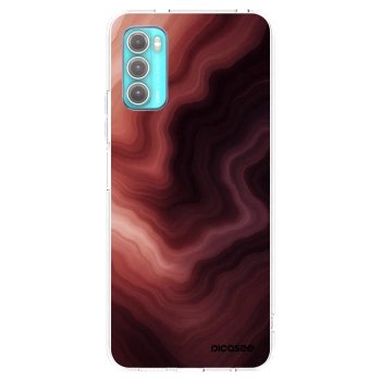 Picasee silikonska prozirna maskica za Motorola Moto G60 - Rouge