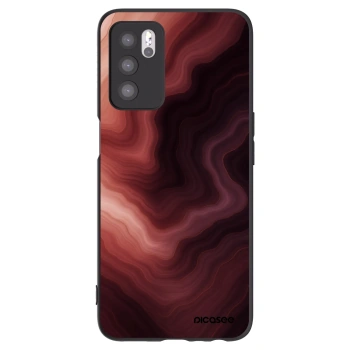 Picasee crna silikonska maskica za OPPO A16s - Rouge