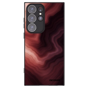 Picasee crna silikonska maskica za Samsung Galaxy S23 Ultra 5G - Rouge