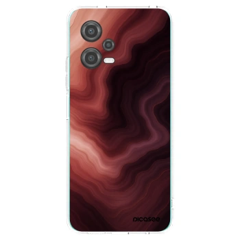 Picasee silikonska prozirna maskica za Xiaomi Poco X5 - Rouge
