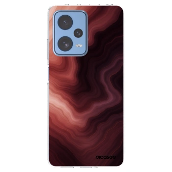 Picasee silikonska prozirna maskica za Xiaomi Redmi Note 12 Pro 5G - Rouge