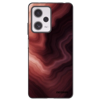 Picasee crna silikonska maskica za Xiaomi Redmi Note 12 Pro+ 5G - Rouge
