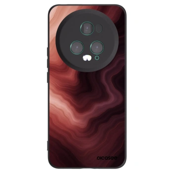 Picasee crna silikonska maskica za Honor Magic5 Pro - Rouge