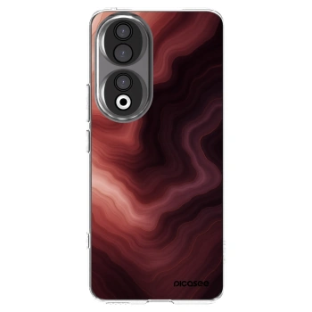 Picasee silikonska prozirna maskica za Honor 90 5G - Rouge
