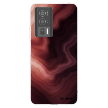 Picasee silikonska prozirna maskica za Xiaomi Poco F5 Pro 5G - Rouge