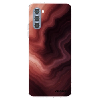 Picasee silikonska prozirna maskica za Motorola Moto G62 - Rouge