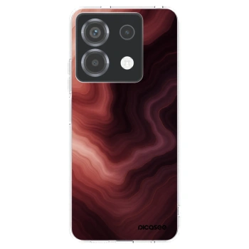 Picasee silikonska prozirna maskica za Xiaomi Poco X6 - Rouge