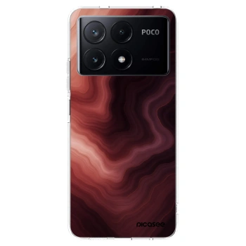 Picasee silikonska prozirna maskica za Xiaomi Poco X6 Pro - Rouge