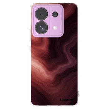 Picasee silikonska prozirna maskica za Xiaomi Redmi Note 13 Pro 5G - Rouge