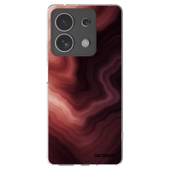 Picasee silikonska prozirna maskica za Xiaomi Redmi Note 13 4G - Rouge
