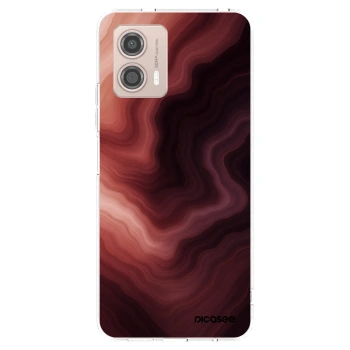 Picasee silikonska prozirna maskica za Motorola Moto G53 5G - Rouge