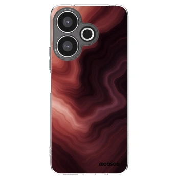 Picasee silikonska prozirna maskica za Xiaomi Redmi 13 4G - Rouge