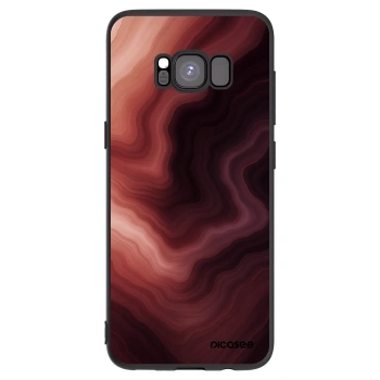 Picasee crna silikonska maskica za Samsung Galaxy S8 G950F - Rouge