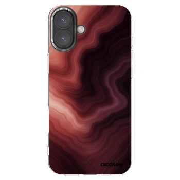 Picasee silikonska prozirna maskica za Apple iPhone 16 Plus - Rouge