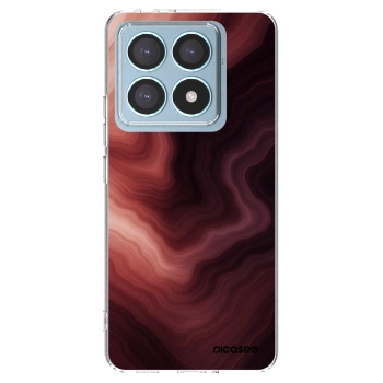 Picasee silikonska prozirna maskica za Xiaomi 14T Pro - Rouge