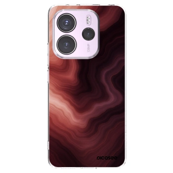 Picasee silikonska prozirna maskica za Xiaomi Redmi Note 14 4G - Rouge