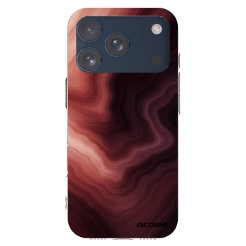 Picasee silikonska prozirna maskica za Apple iPhone 17 Pro - Rouge