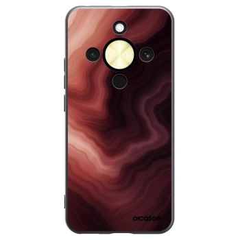 Picasee crna silikonska maskica za Honor Magic8 Lite 5G - Rouge