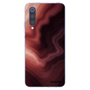 Picasee silikonska prozirna maskica za Xiaomi Mi 9 SE - Rouge
