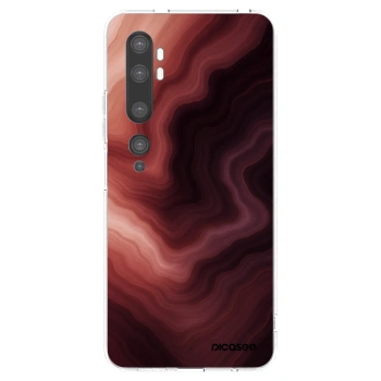 Picasee silikonska prozirna maskica za Xiaomi Mi Note 10 (Pro) - Rouge