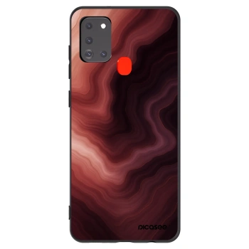 Picasee crna silikonska maskica za Samsung Galaxy A21s - Rouge