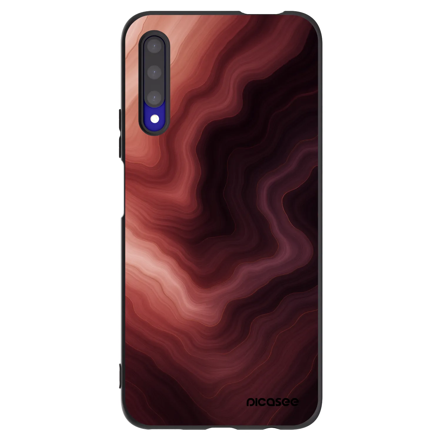 Picasee crna silikonska maskica za Honor 9X Pro - Rouge