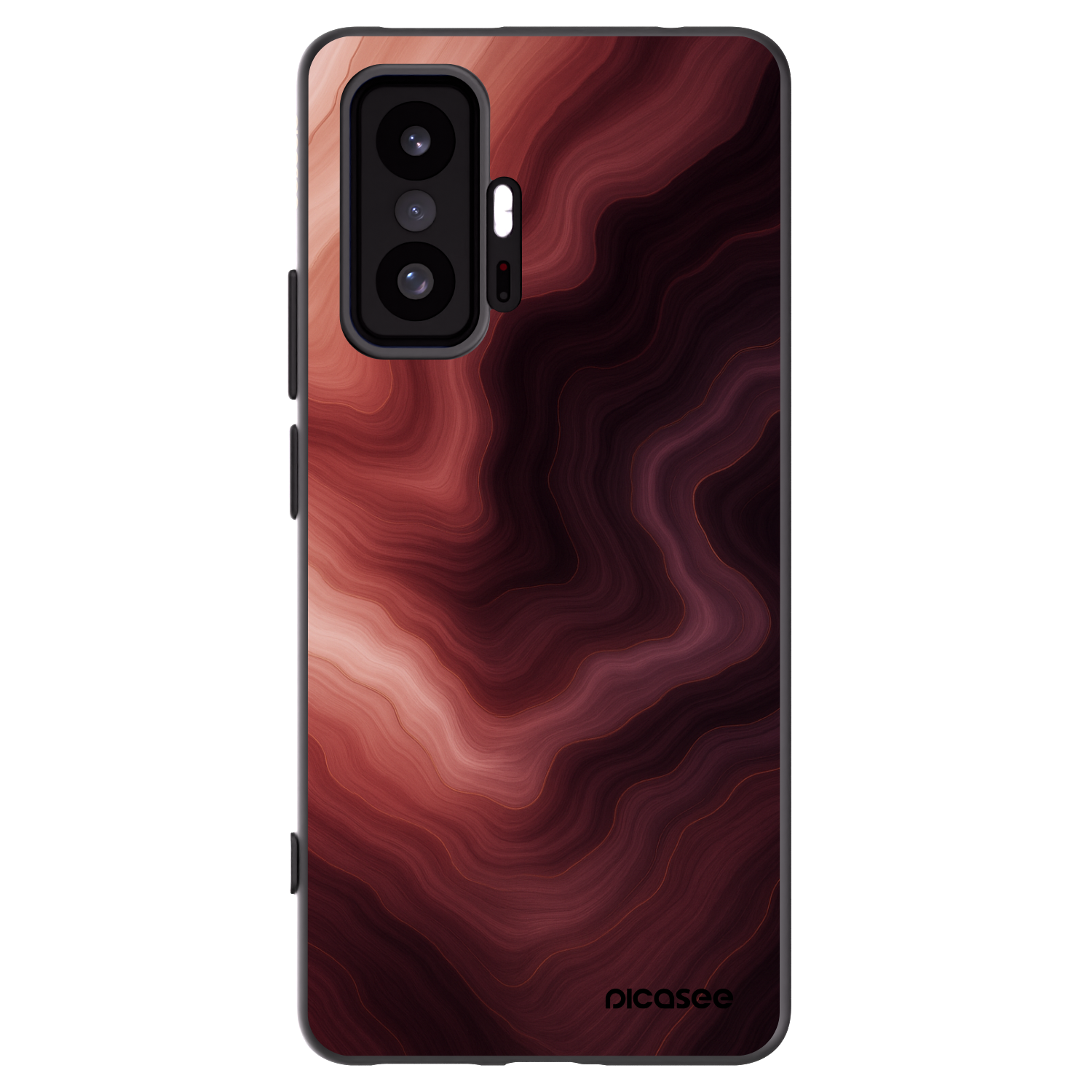 Picasee crna silikonska maskica za Xiaomi 11T Pro - Rouge