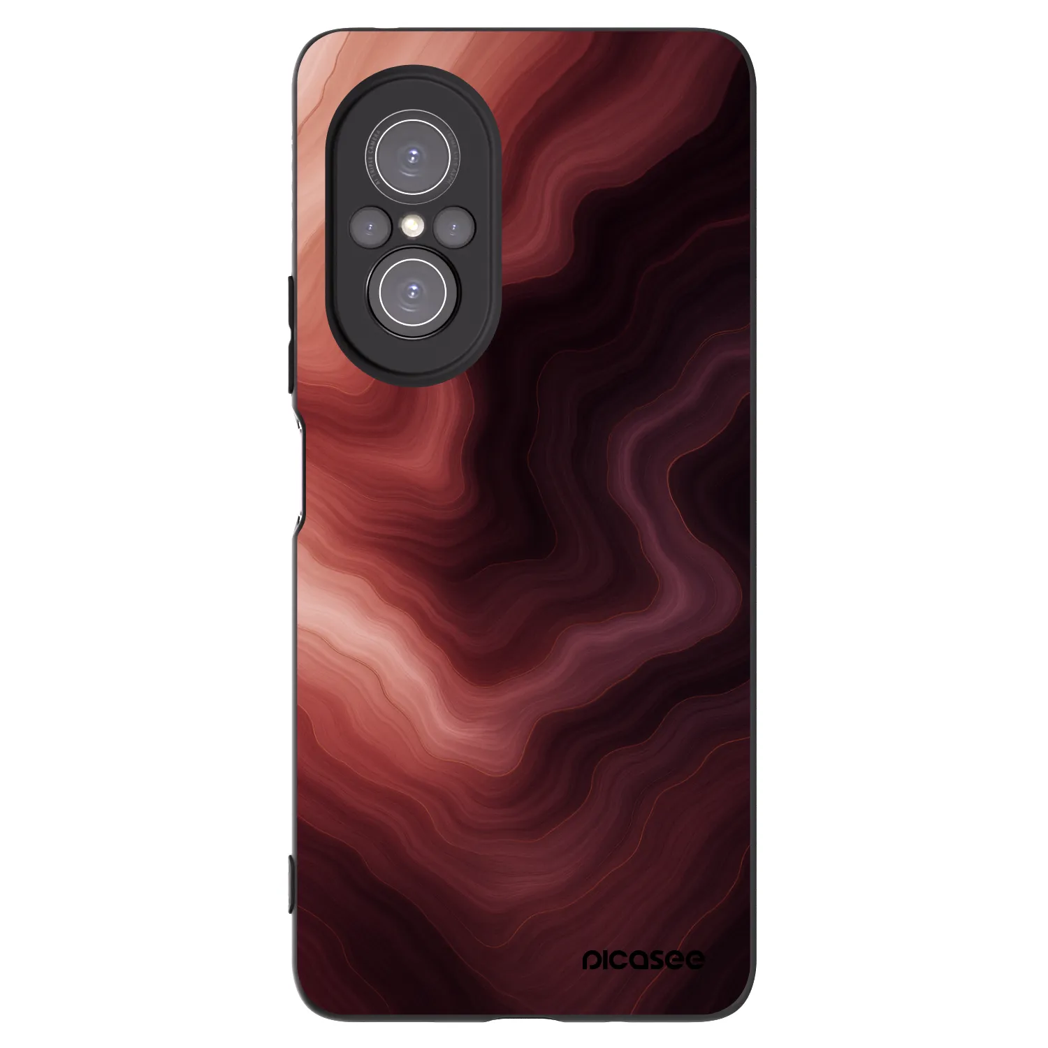 Picasee crna silikonska maskica za Huawei Nova 9 SE - Rouge