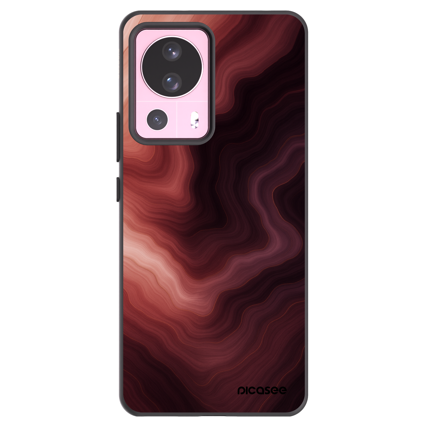 Picasee crna silikonska maskica za Xiaomi 13 Lite - Rouge