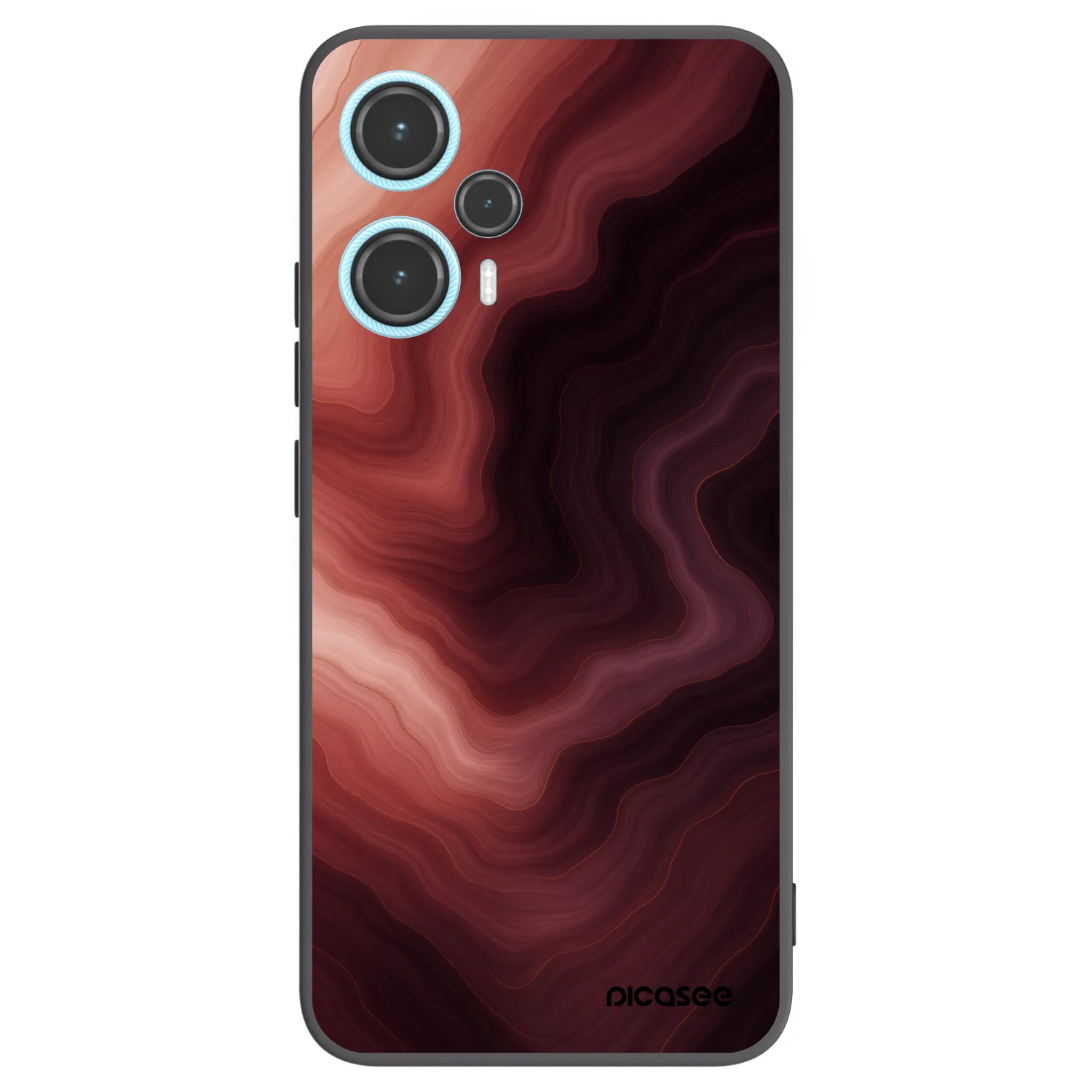 Picasee crna silikonska maskica za Xiaomi Poco F5 - Rouge