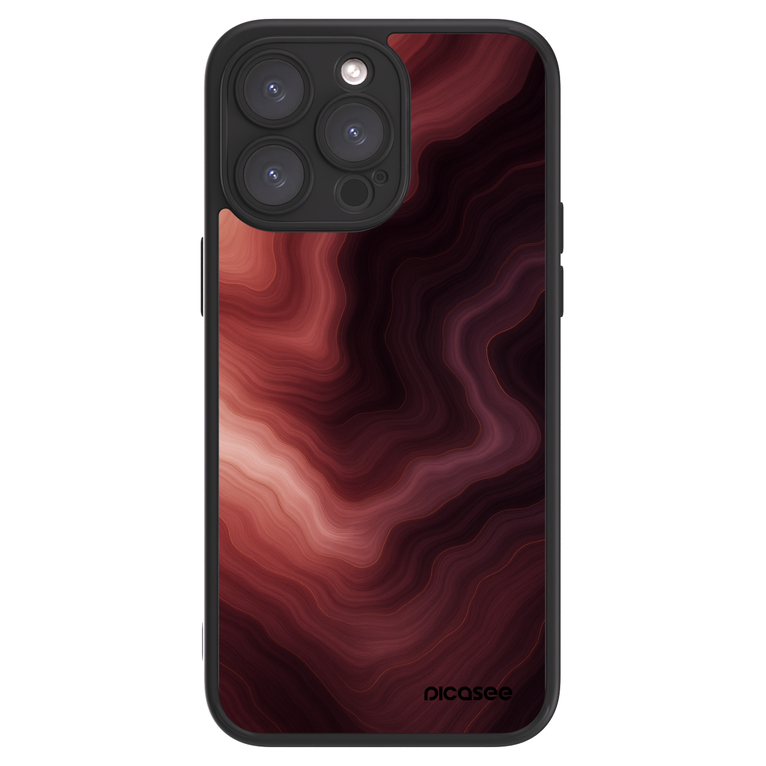 Picasee ULTIMATE CASE MagSafe za Apple iPhone 15 Pro Max - Rouge