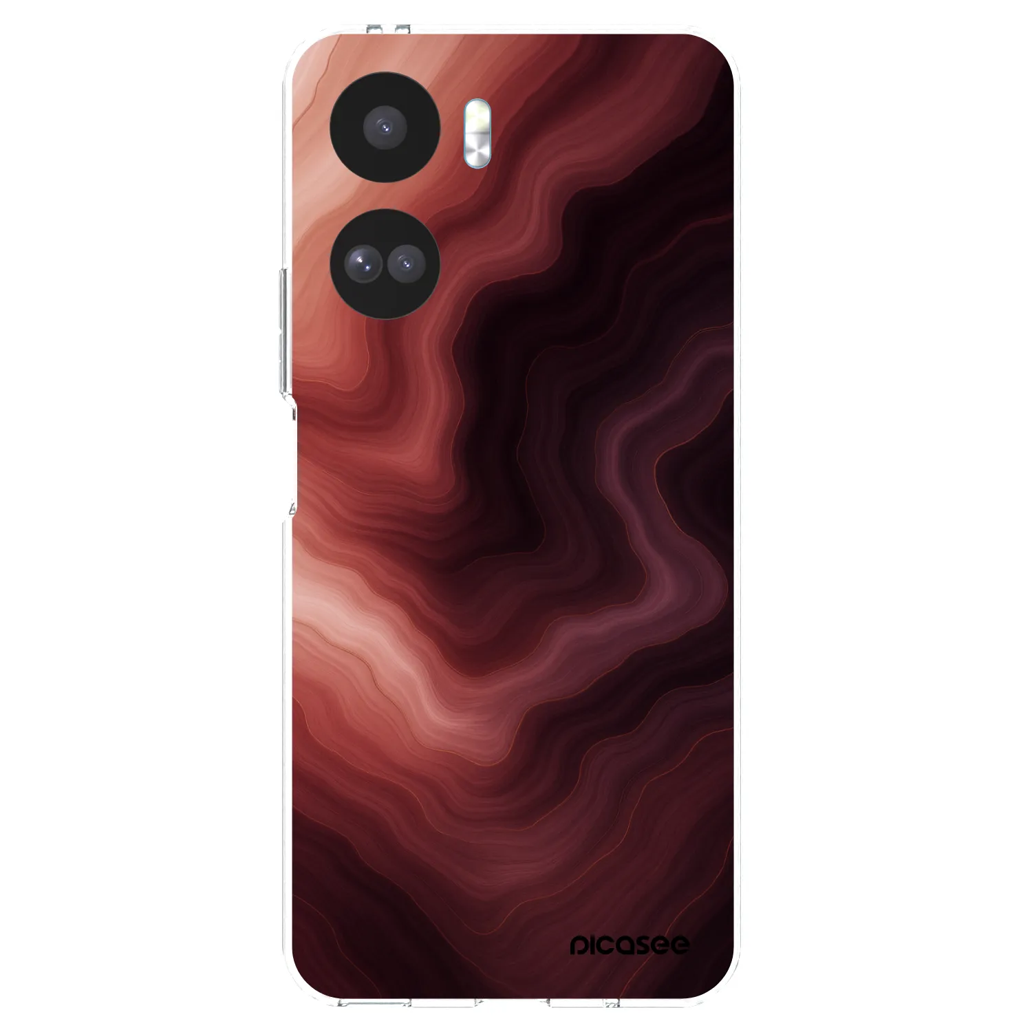 Picasee silikonska prozirna maskica za Honor 90 Lite 5G - Rouge