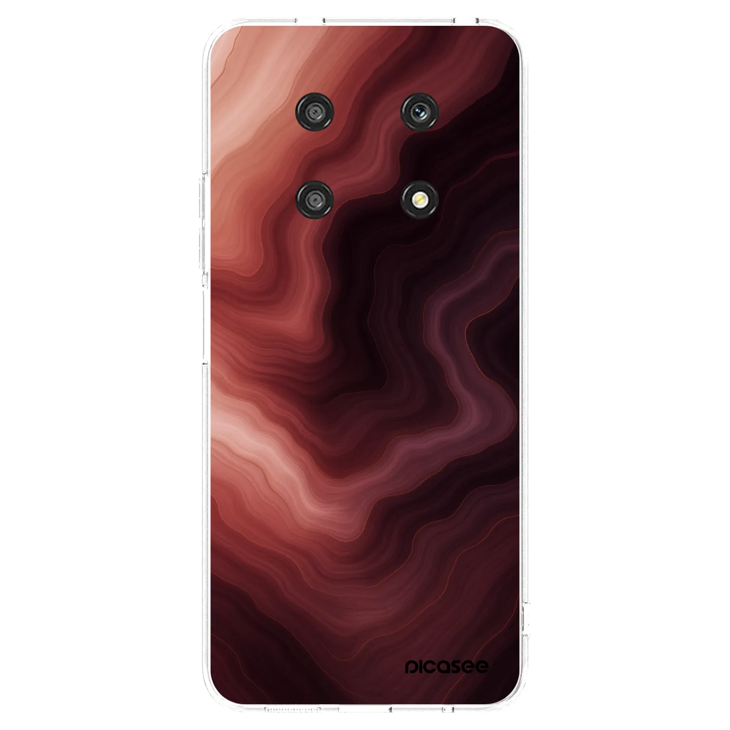 Picasee silikonska prozirna maskica za Honor Magic4 Lite 5G - Rouge
