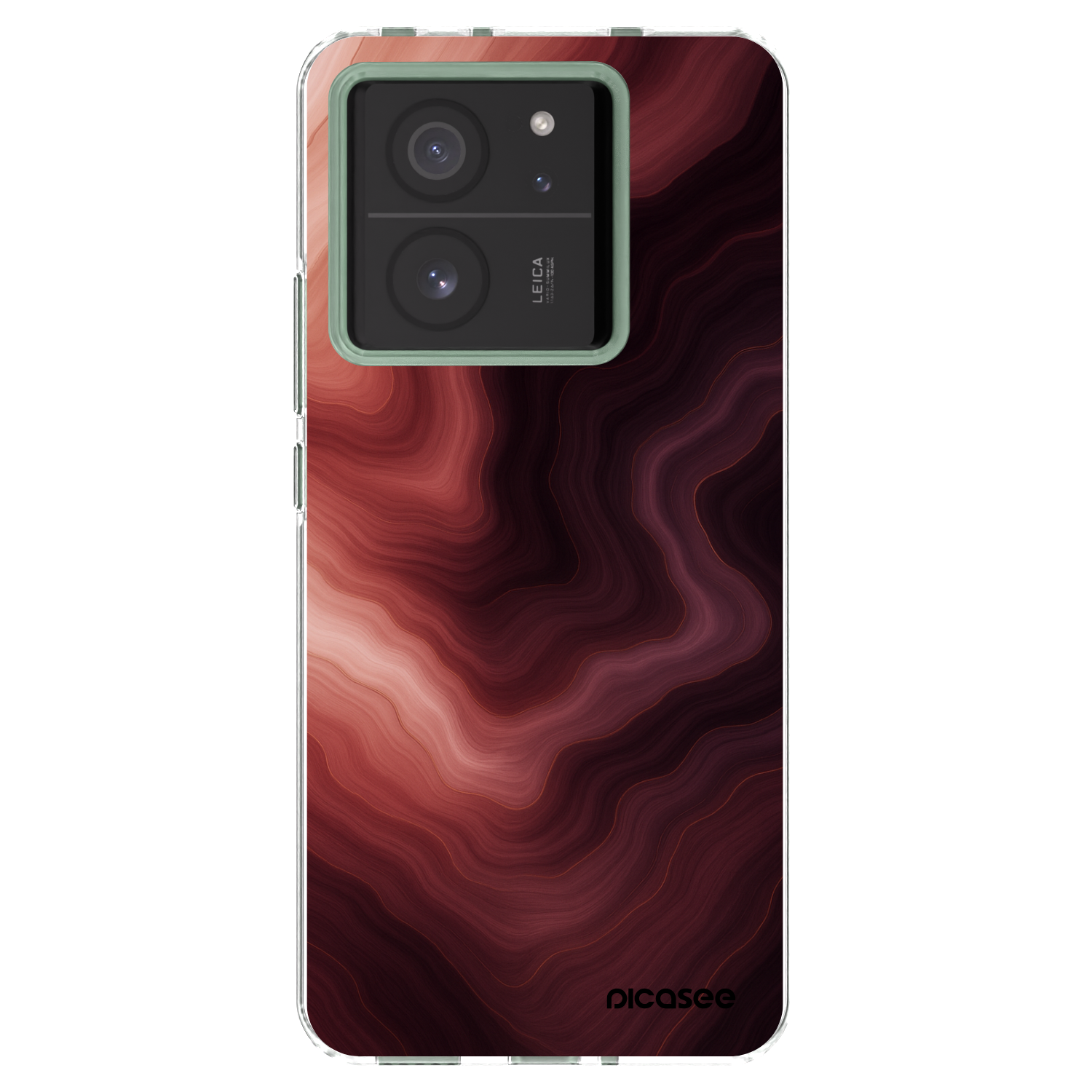 Picasee silikonska prozirna maskica za Xiaomi 13T Pro - Rouge