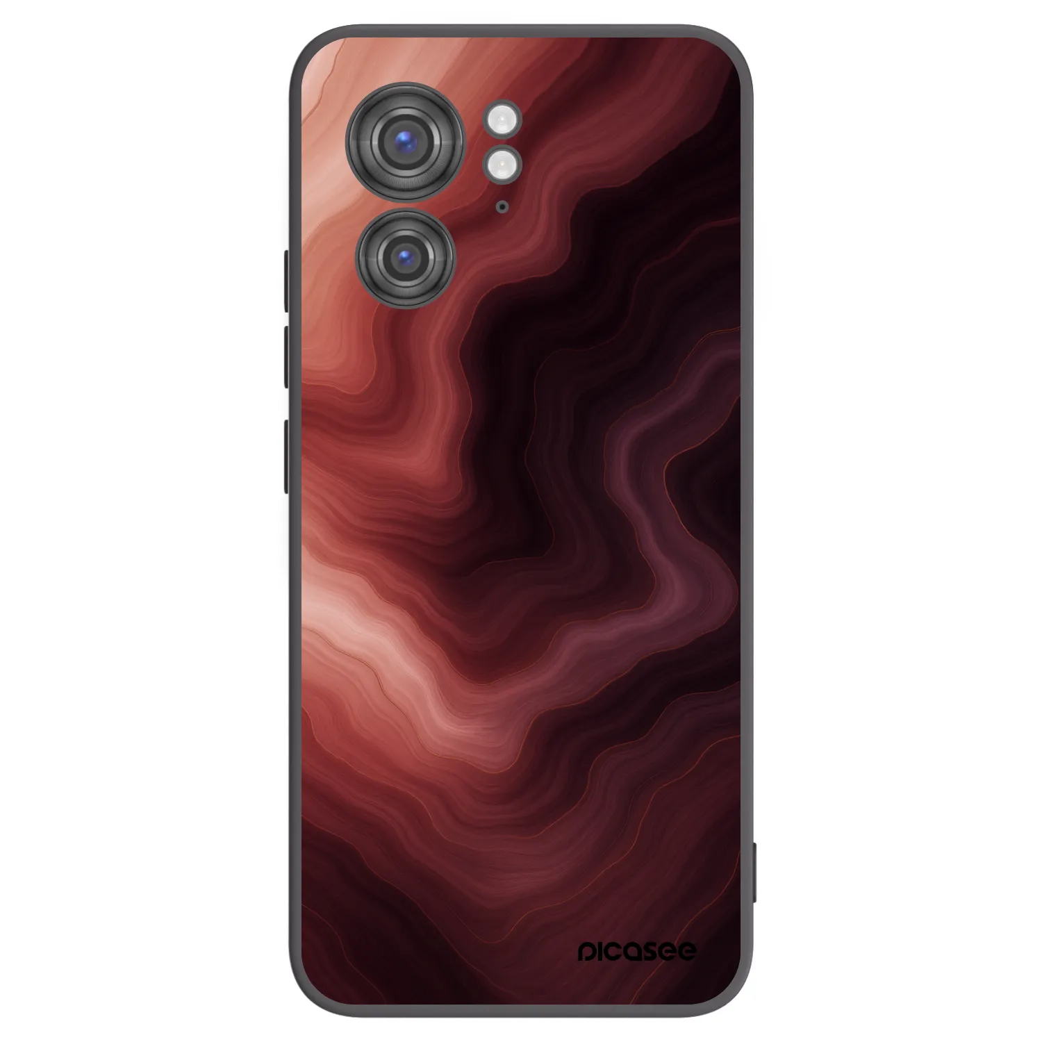 Picasee crna silikonska maskica za Motorola Edge 40 - Rouge