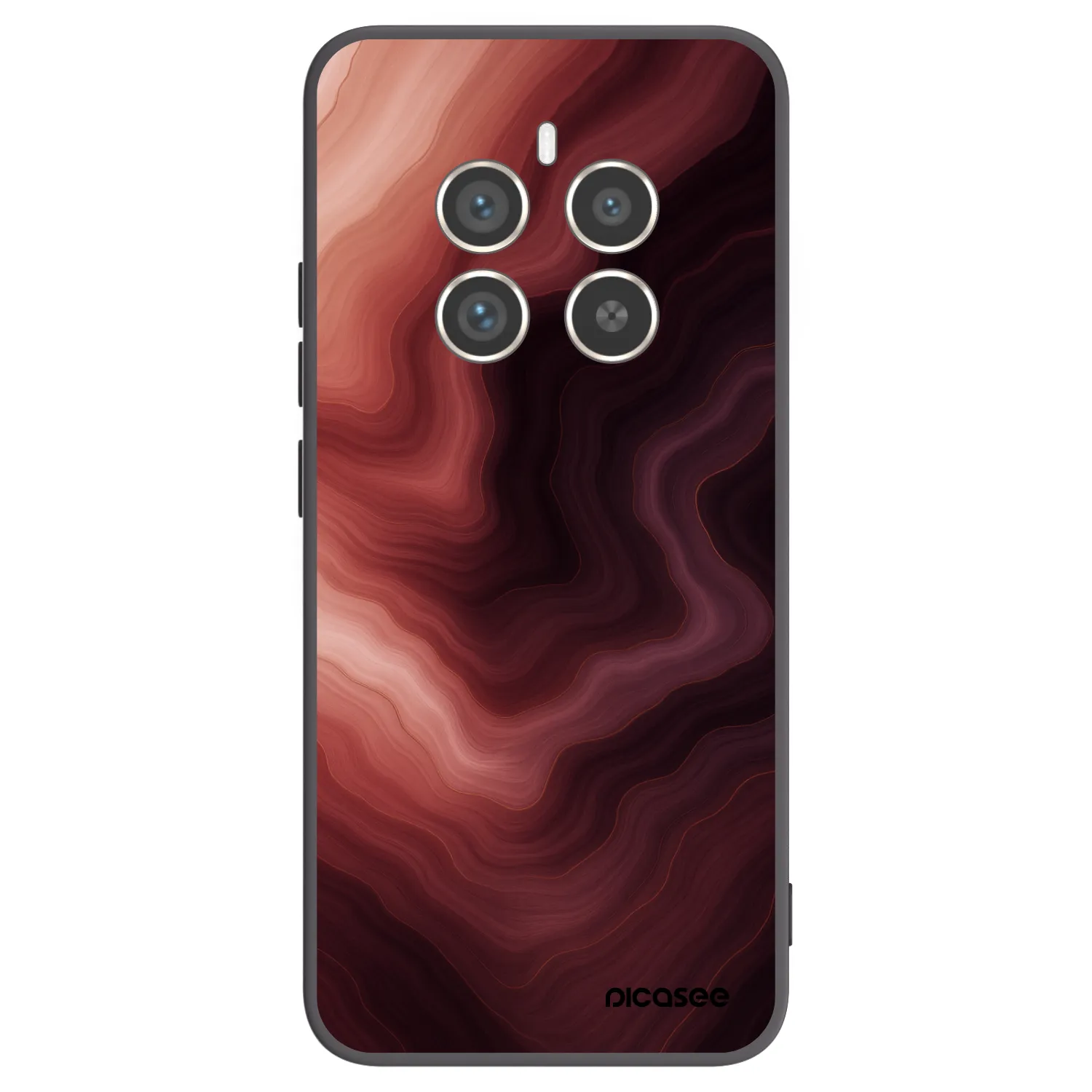 Picasee crna silikonska maskica za Realme 12 Pro 5G - Rouge