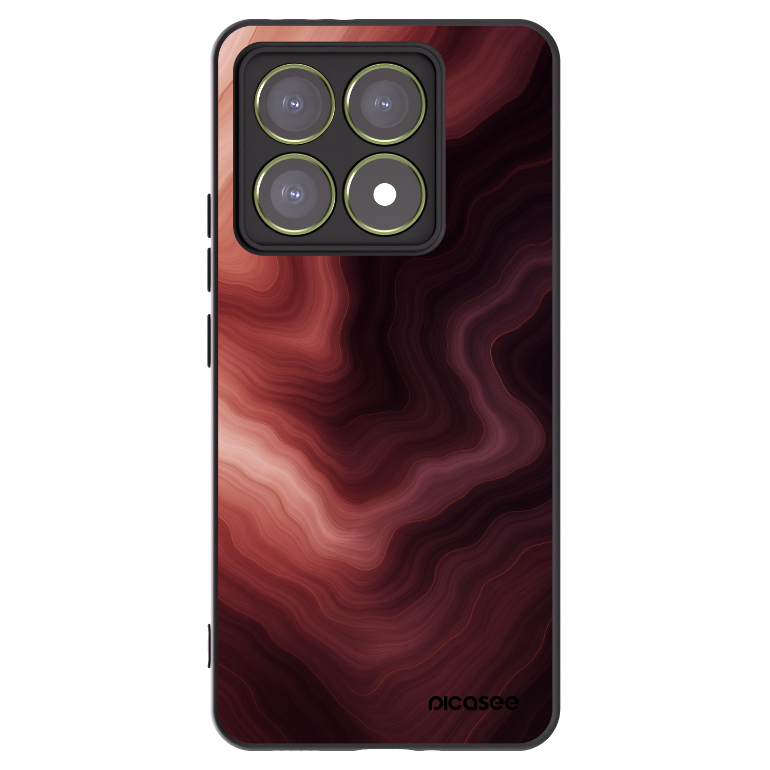Picasee crna silikonska maskica za Xiaomi 14T - Rouge