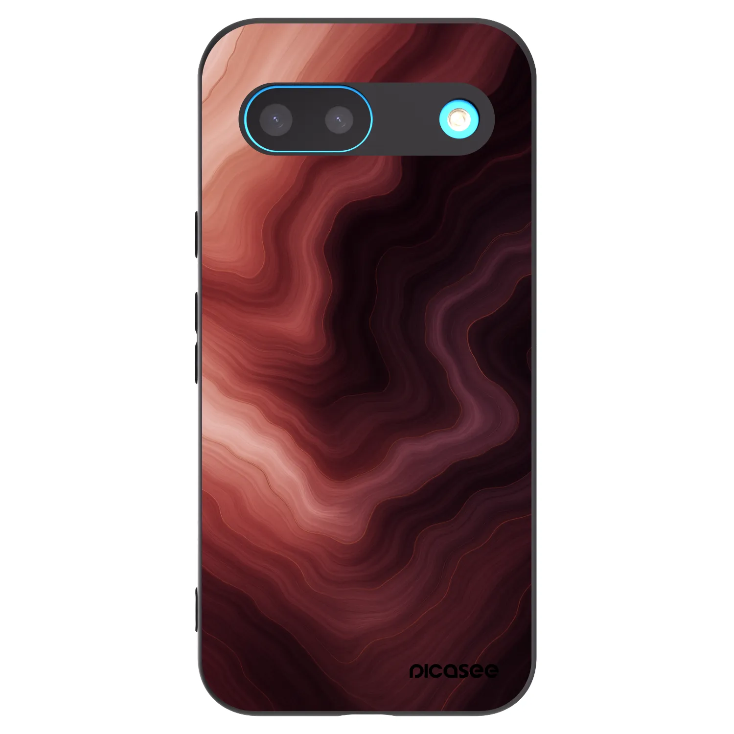 Picasee crna silikonska maskica za Google Pixel 8 - Rouge