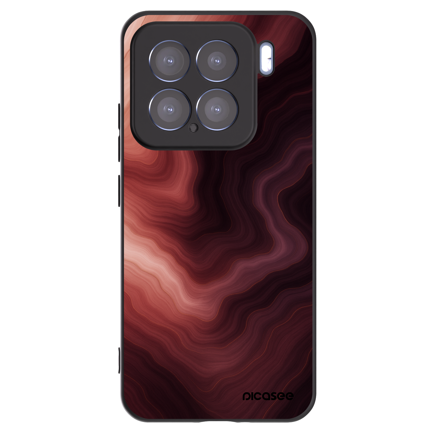Picasee crna silikonska maskica za Xiaomi 15 - Rouge