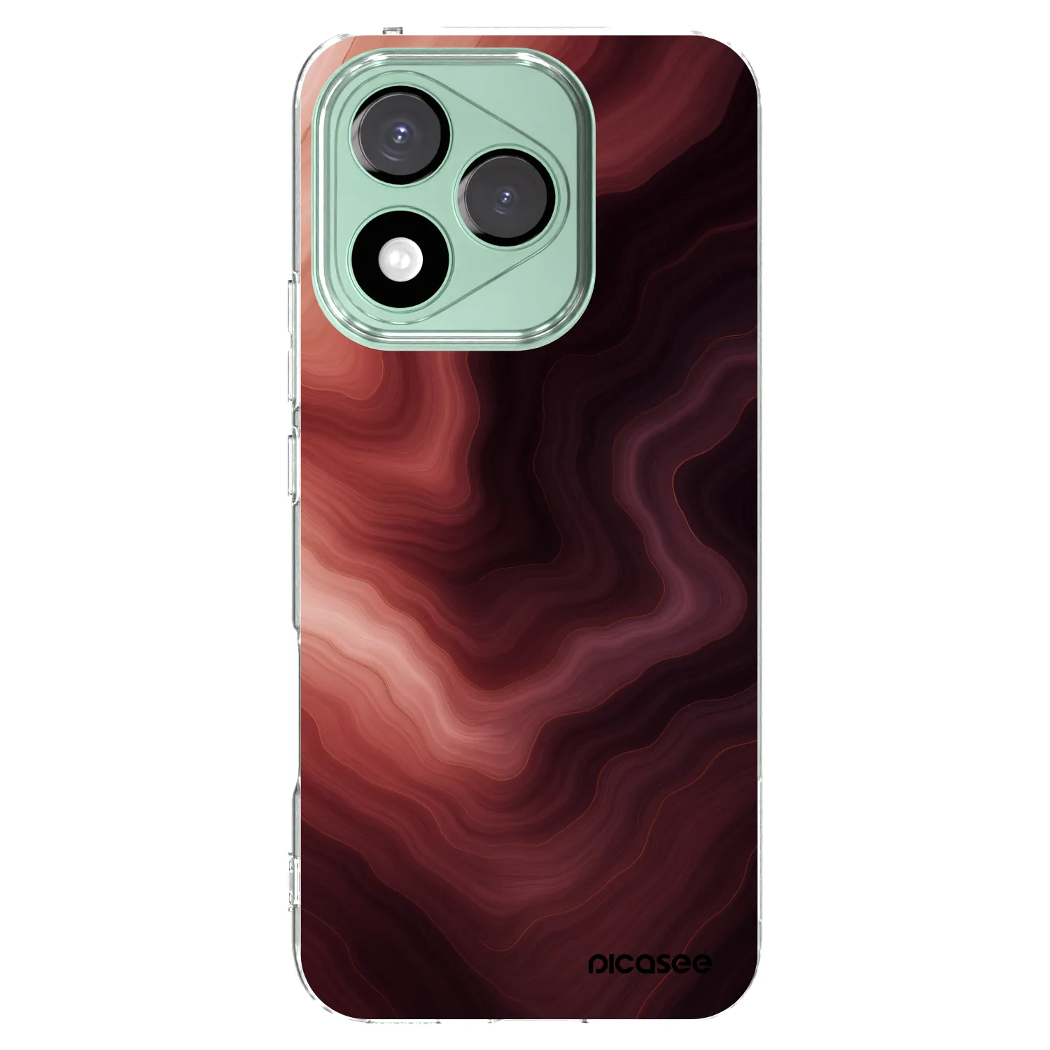 Picasee silikonska prozirna maskica za Honor 400 Lite 5G - Rouge
