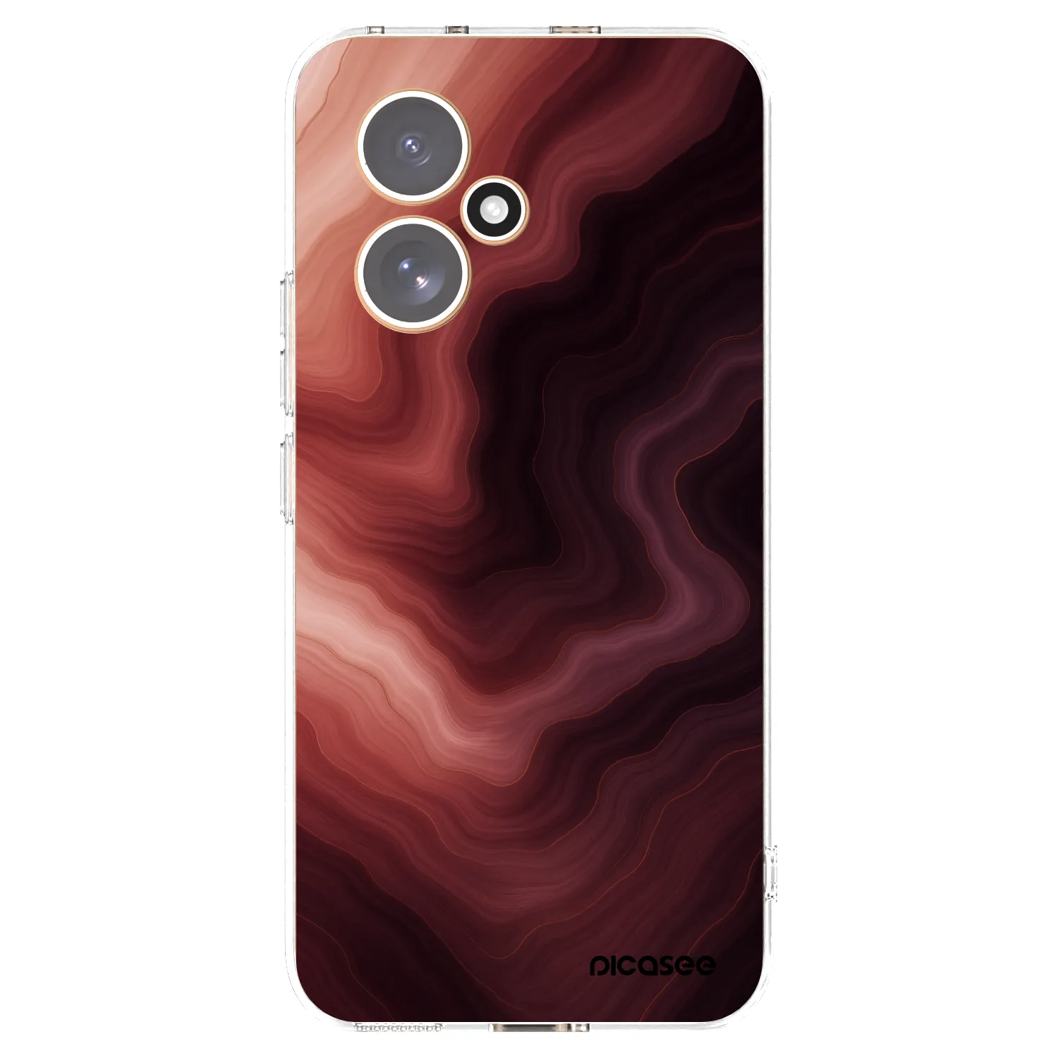 Picasee silikonska prozirna maskica za Honor 400 5G - Rouge