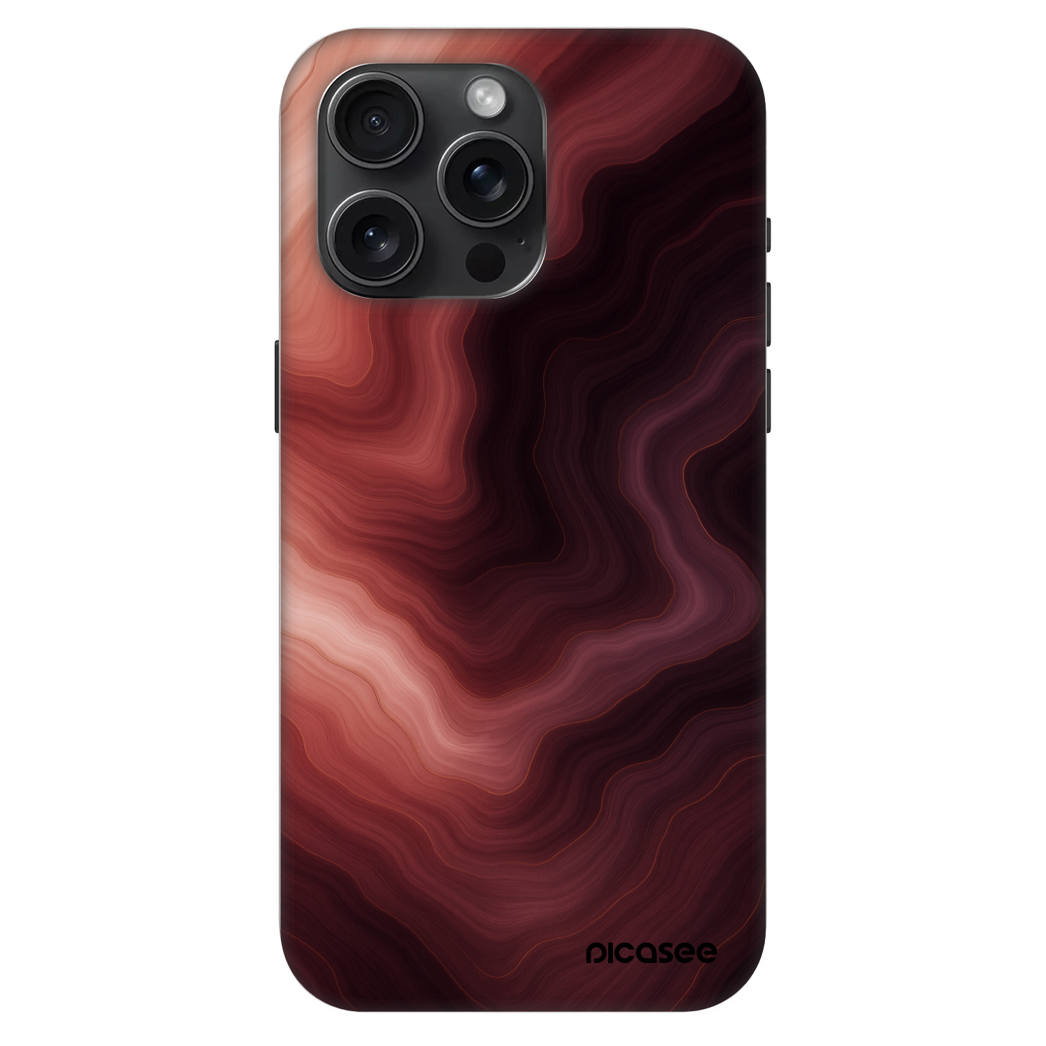 Picasee Fashion Case MagSafe za Apple iPhone 15 Pro Max - Rouge