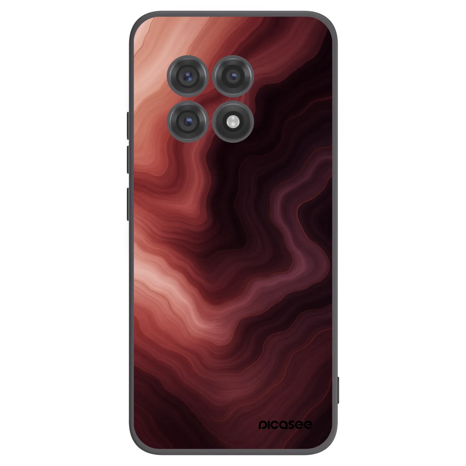 Picasee crna silikonska maskica za OnePlus 13R 5G - Rouge