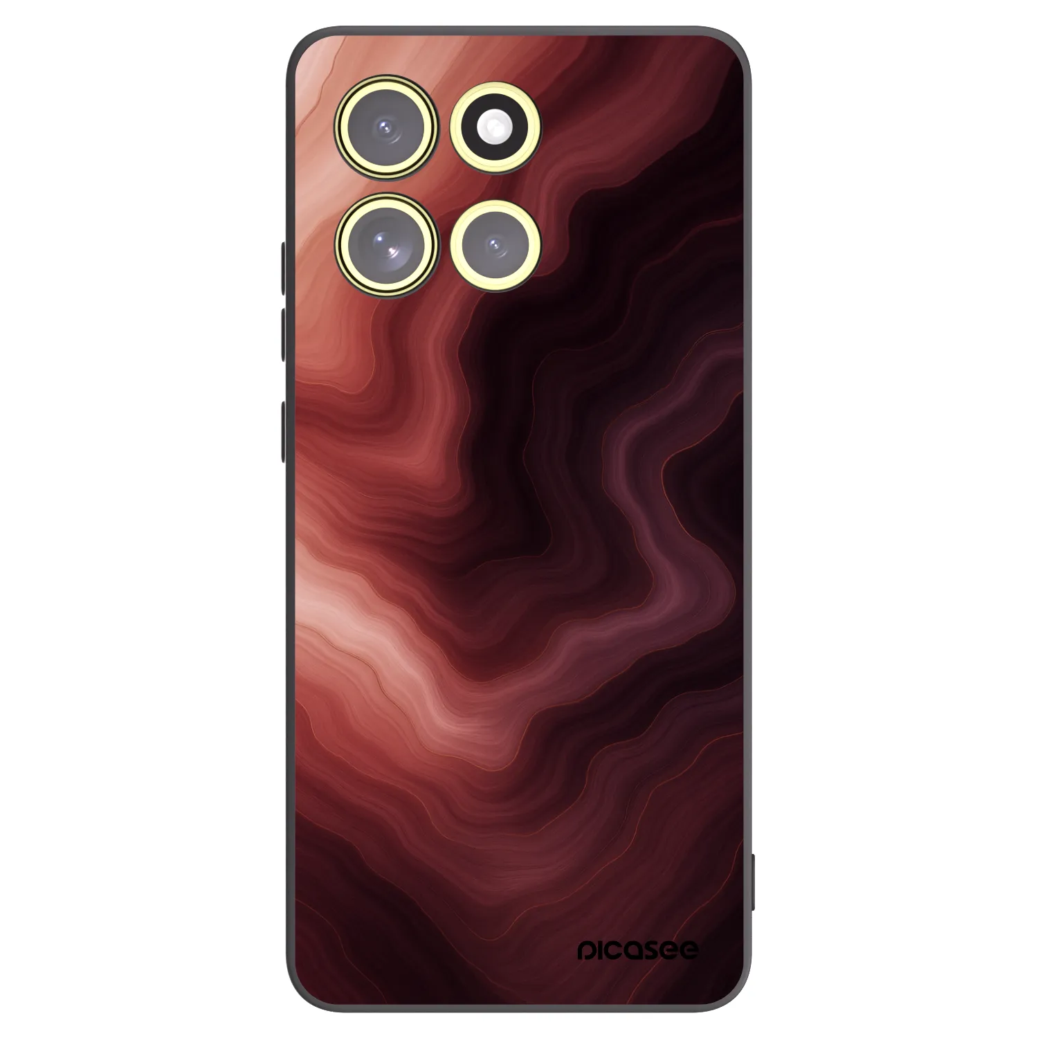 Picasee crna silikonska maskica za Motorola Moto G86 5G - Rouge